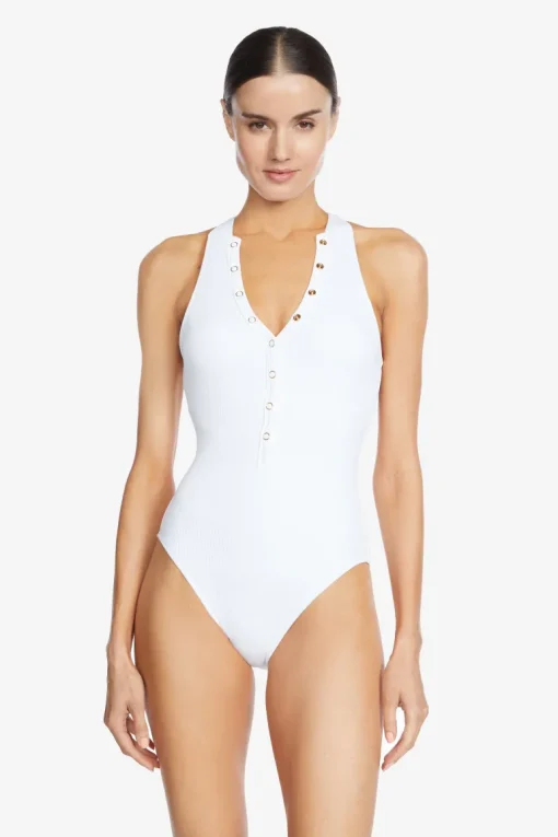 Amy Raglan High Neck 1 Piece