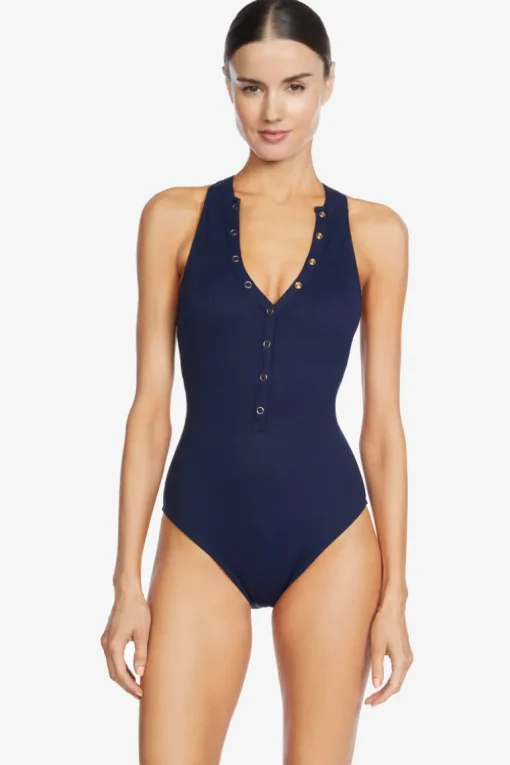 Amy Raglan High Neck 1 Piece