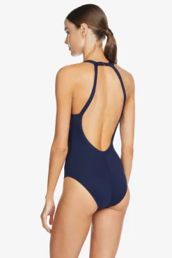 Amy Raglan High Neck 1 Piece