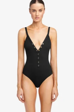 Amy V-Neck One Piece