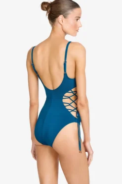Aubrey Lace Up One Piece