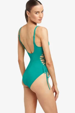 Aubrey Lace Up One Piece