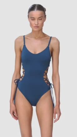 Aubrey Lace Up One Piece