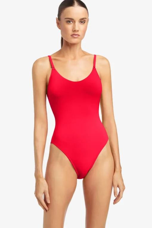 Ava Scoop Neck Mio One Piece
