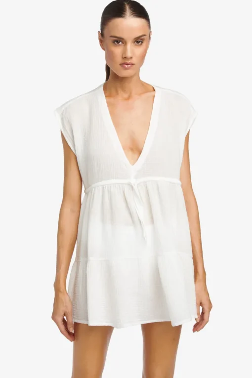 Bubble Gauze Flouncy Dress