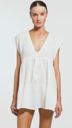 Bubble Gauze Flouncy Dress