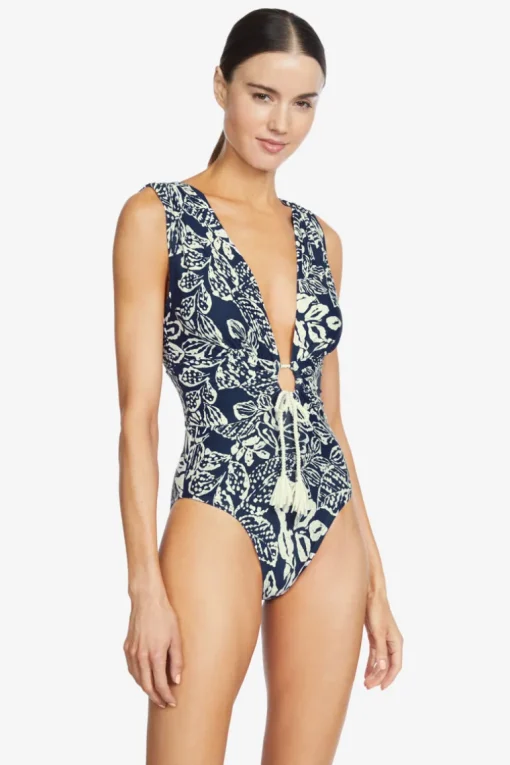 Indah Shirred One Piece