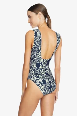 Indah Shirred One Piece