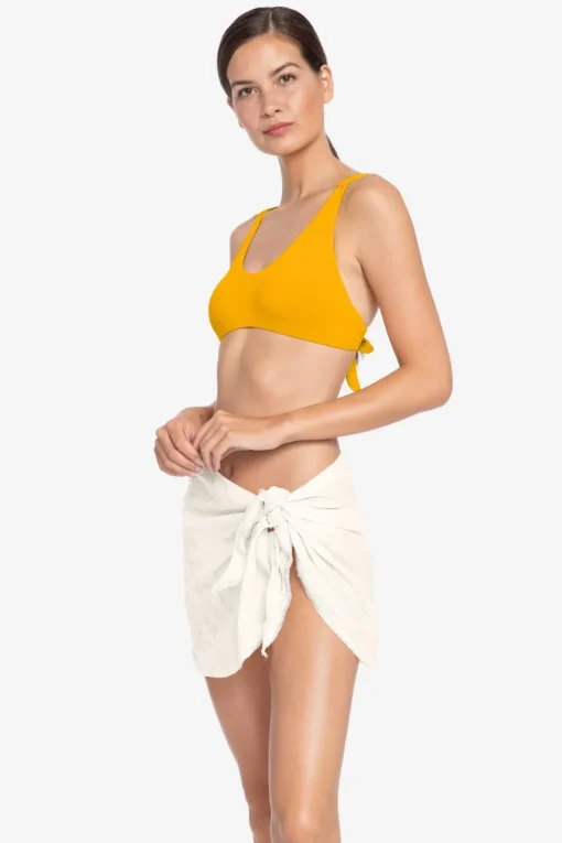 Michelle Fringe Side Tie Pareo