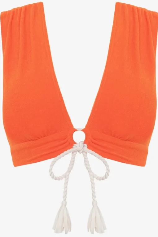 Soliel Capsleeve Bikini Top