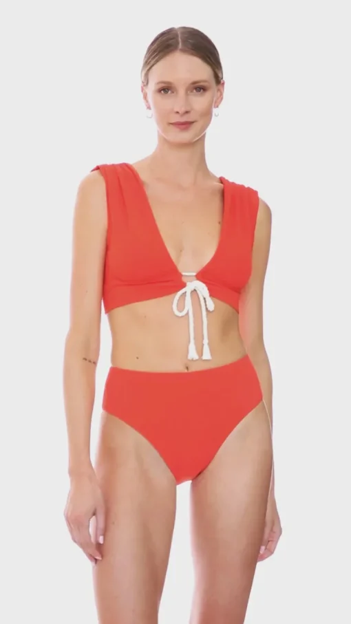 Soliel High Waist Bikini Bottom